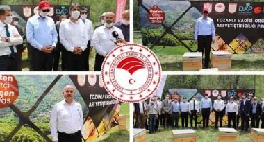 Organik Arıcılık Projesi Kapsamında Arı Kovanı ve Temel Petek Dağıtım Töreni Düzenlendi